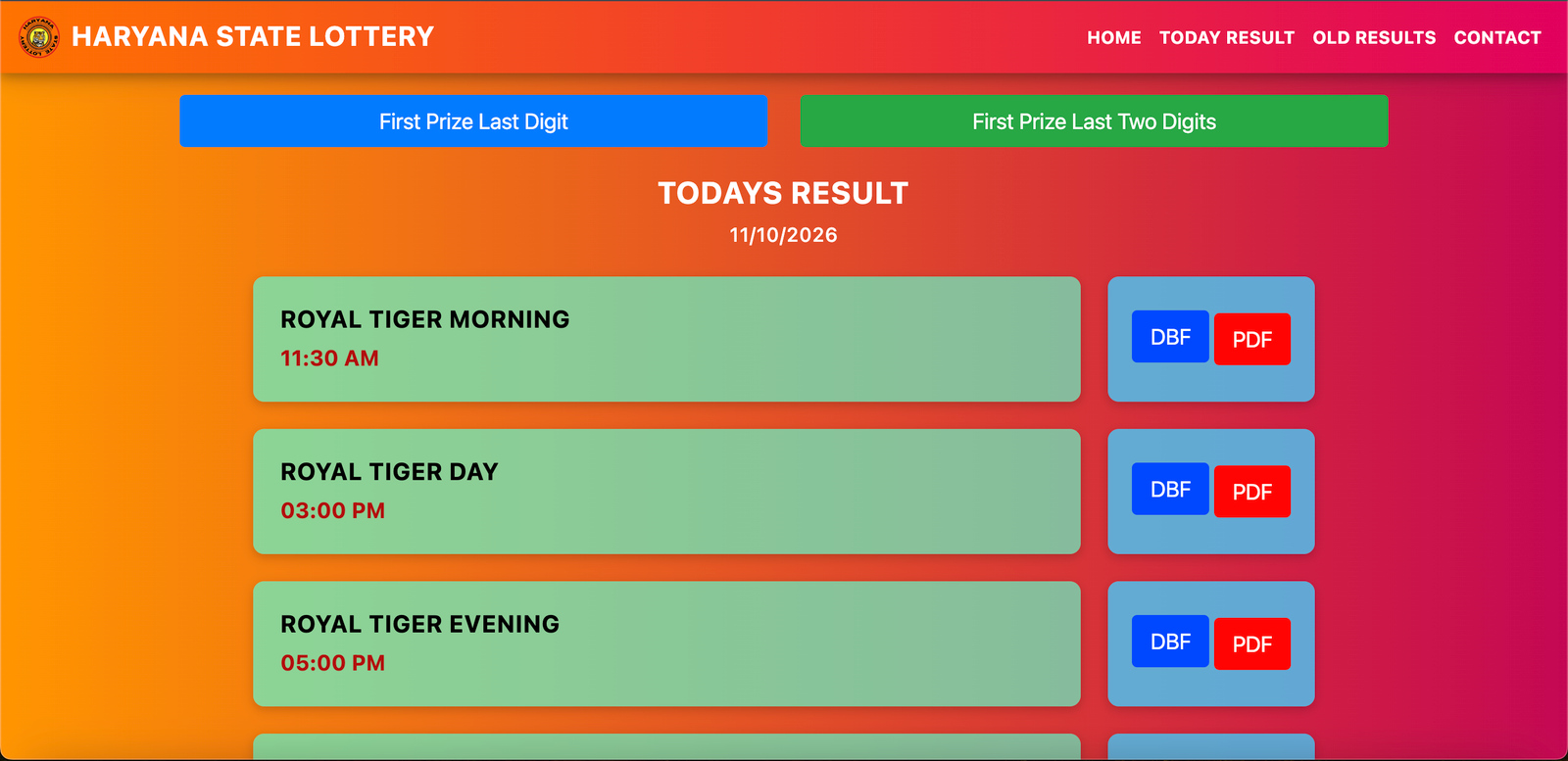 Haryana State Lottery
